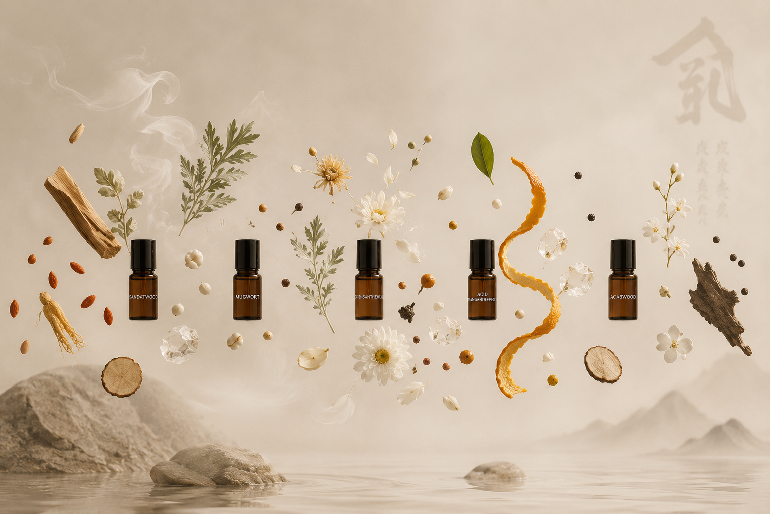 3,000 years of practice, modern extraction methods.